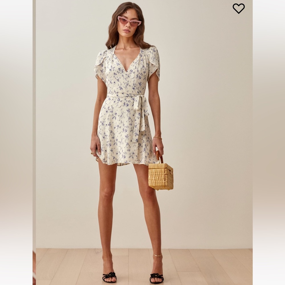 Reformation Elwood M Dress in Sinead pattern size xs